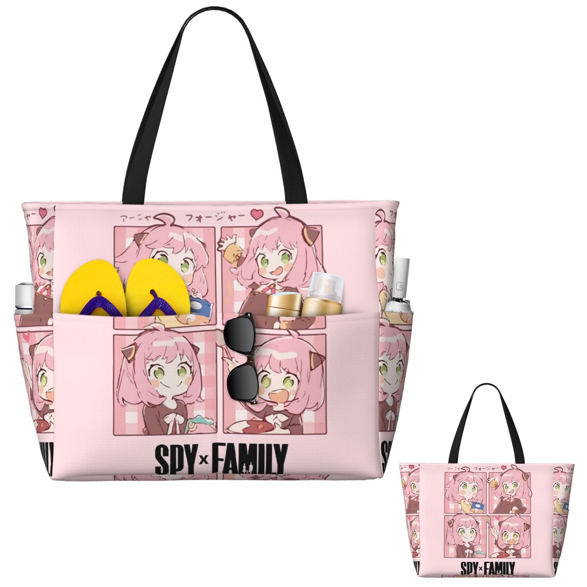 Spy X Family Anya Forger Beach – обзор и цена Yoga Fitness Tote