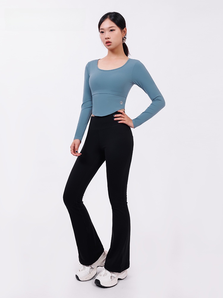 Black Long Sleeve Yoga T-Shirt – обзор и цена Yoga Fitness Com
