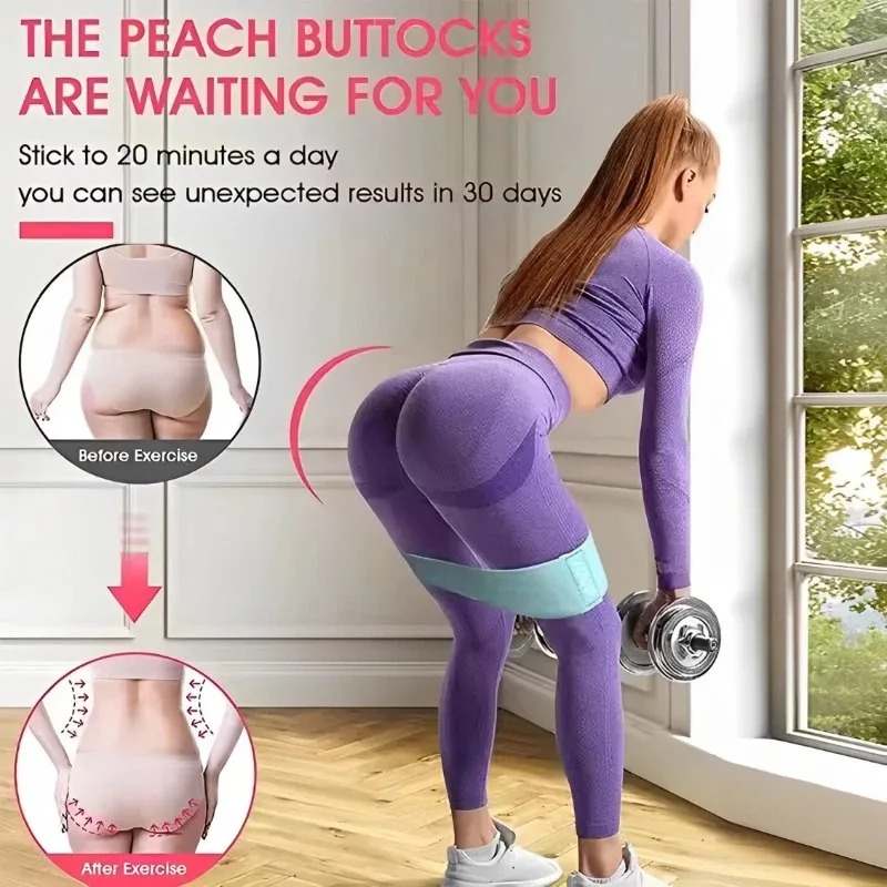 3Pcs Fabric Resistance Hip Boo – обзор и цена Yoga Fitness Trainer