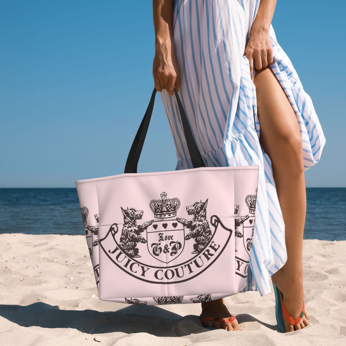 Y2k Juicy Couture Crest Beach  – обзор и цена Yoga Fitness Tote