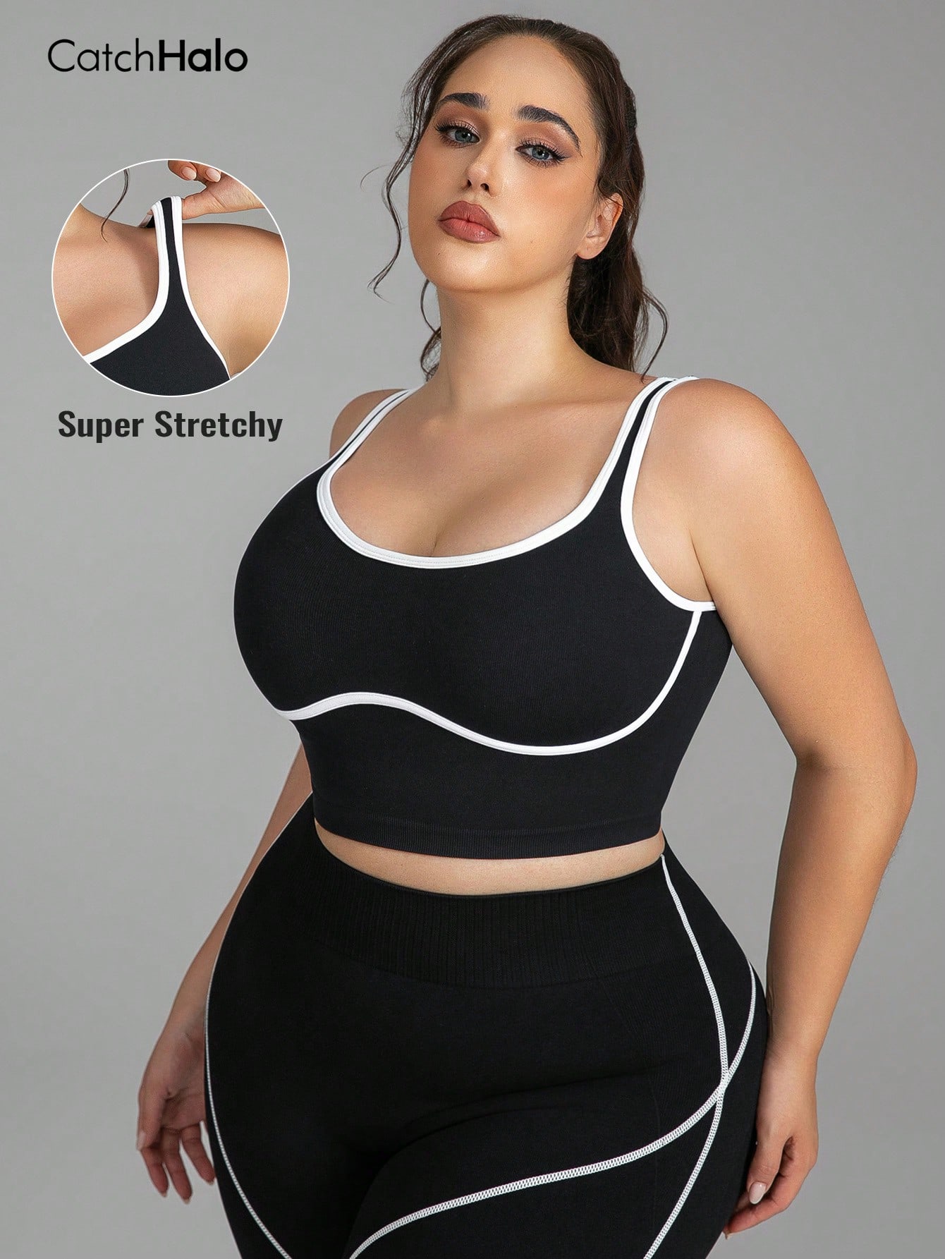 Women Plus Size Seamless Brale – обзор и цена Yoga Fitness Plus