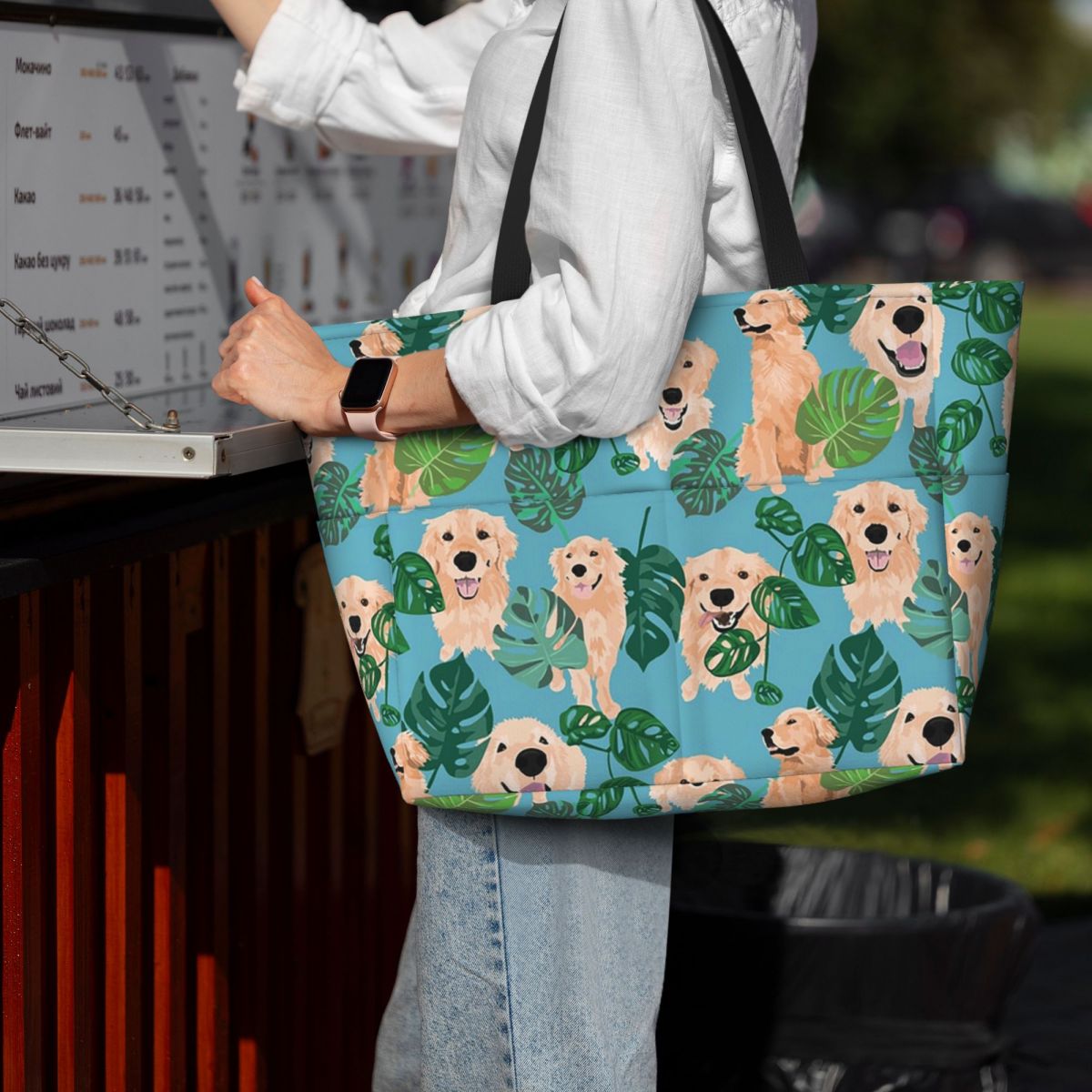 Golden Labrador Retriever Dog  – обзор и цена Yoga Fitness Tote