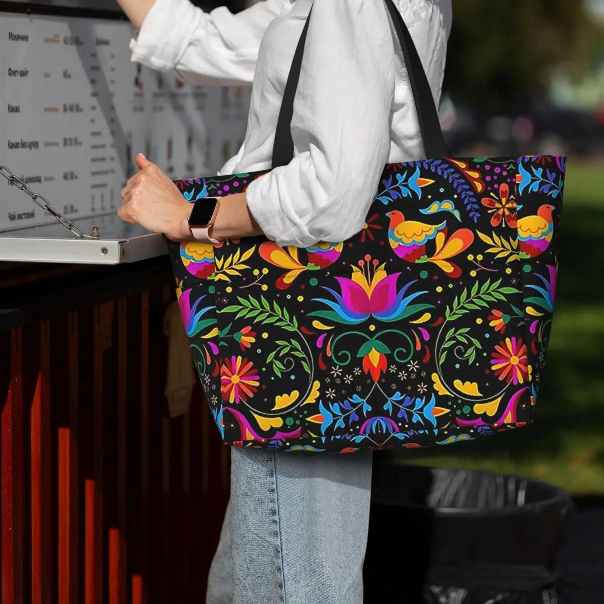 Mexican Flowers And Birds Beac – обзор и цена Yoga Fitness Tote