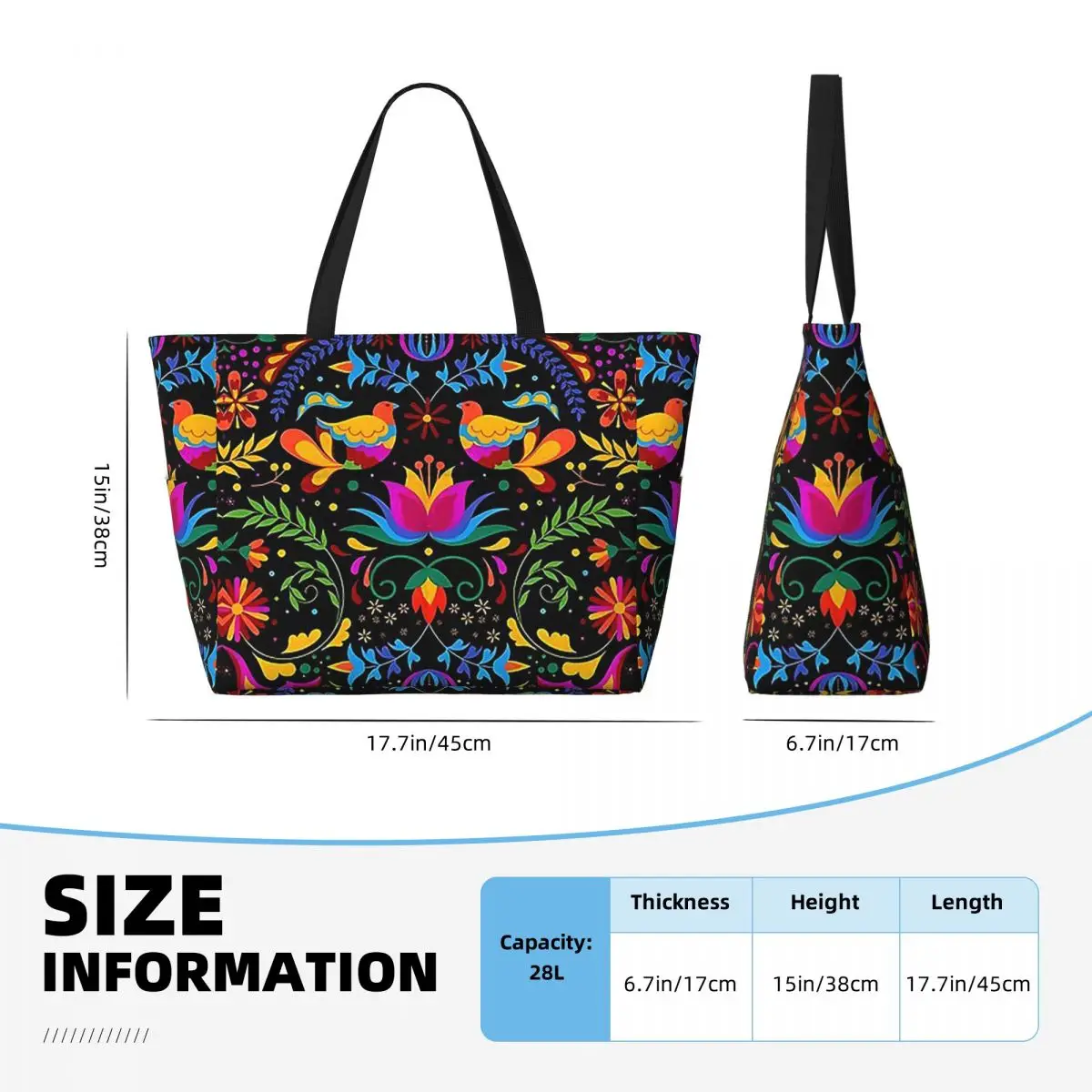 Mexican Flowers And Birds Beac – обзор и цена Yoga Fitness Tote