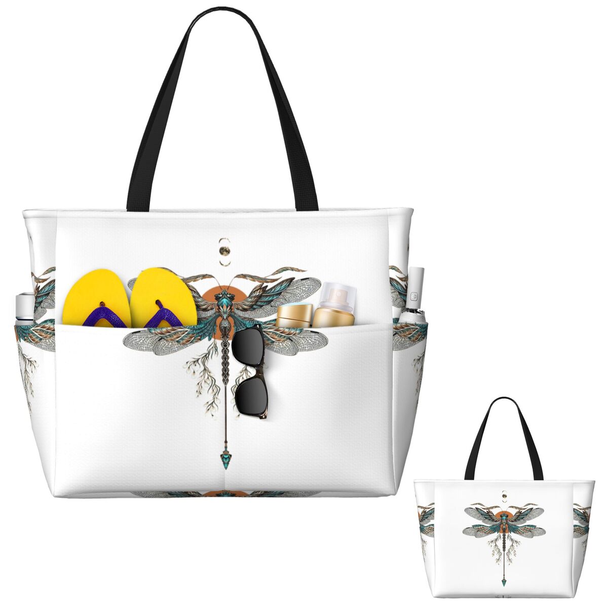 Dragon Fly Tattoo Beach Tote B – обзор и цена Yoga Fitness Tote