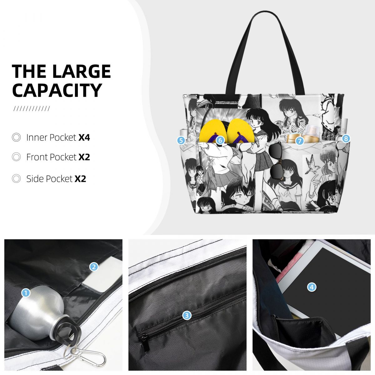 Inuyasha Higurashi Kagome Anim – обзор и цена Yoga Fitness Tote